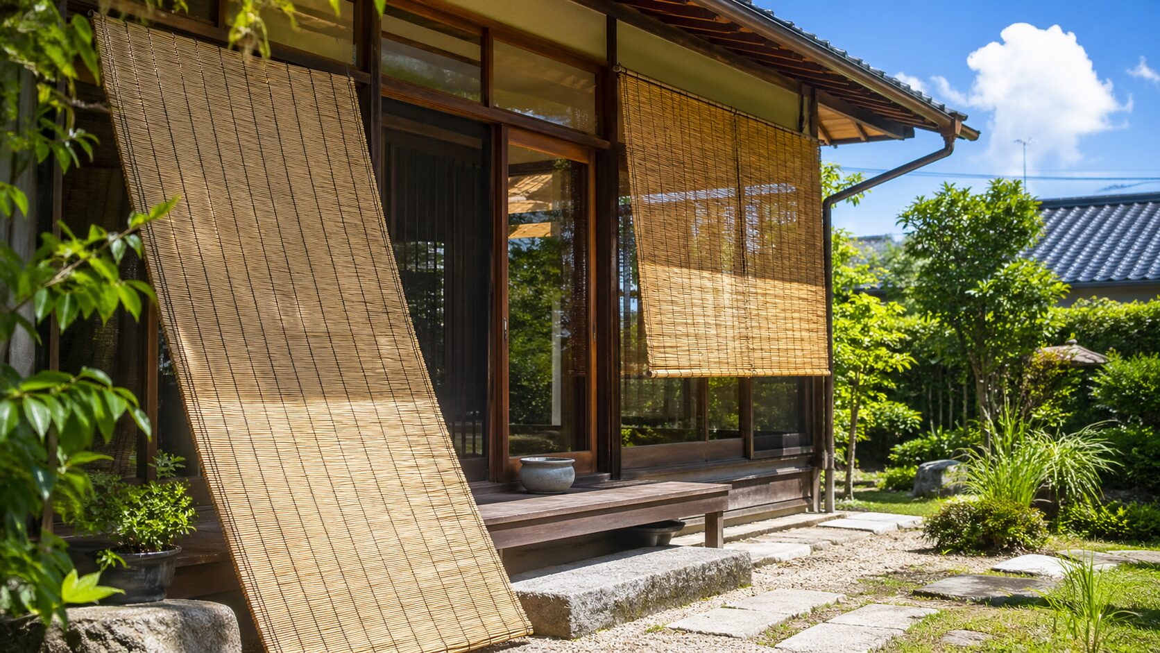 よしずとすだれはどっちが涼しい？暑さ対策は設置場所ごとに選んで快適に